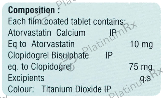 Atorvatin Cl 10/75mg Capsule 10s