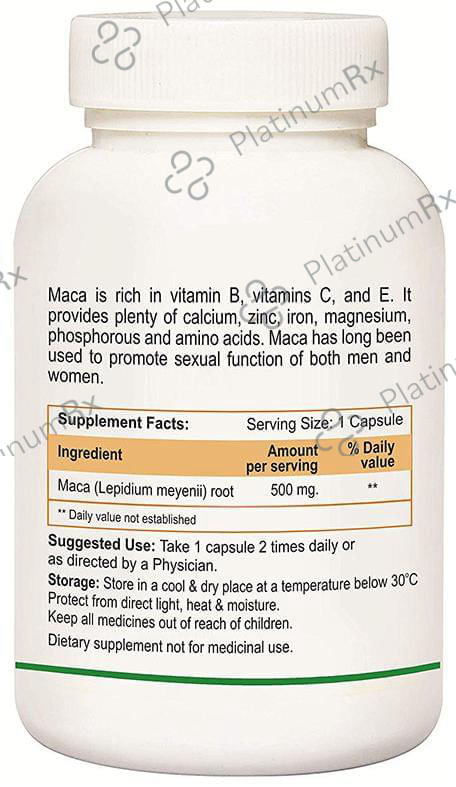 Biotrex Maca 500mg Capsule