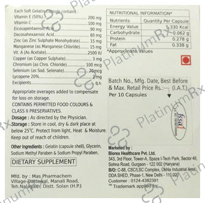 Nutrianz Soft Gelatin Capsule