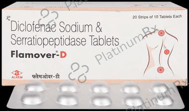 Flamover D 50mg/10mg Tablet