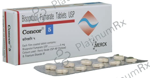 Concor 5mg Tablet 10s