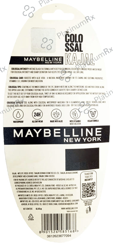 Maybelline the Colossal Kajal Smudge Proof 0.35g
