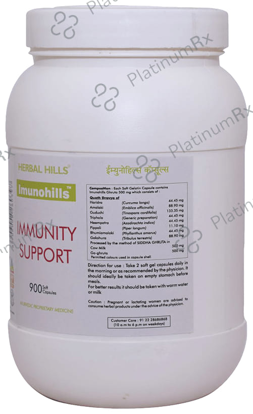 Herbal Hills Imunohills Immunity Support Soft Gel Capsules Value Pack