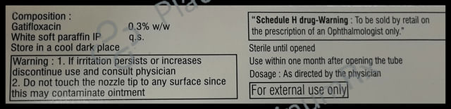 Zymar 0.3% w/w Eye Ointment 5gm
