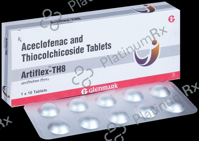 Artiflex TH 100/8mg Tablet 10s