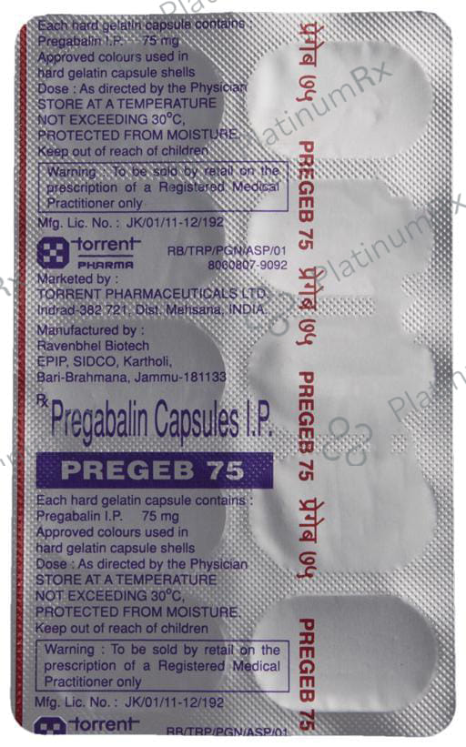 Pregeb 75 Capsule