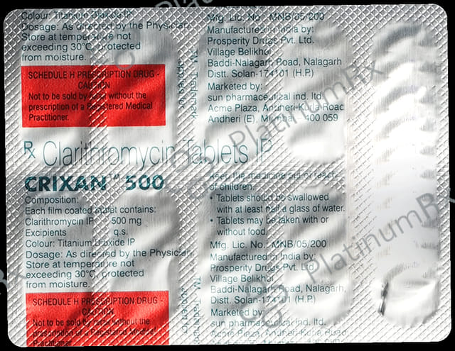 Crixan 500mg Tablet 10s
