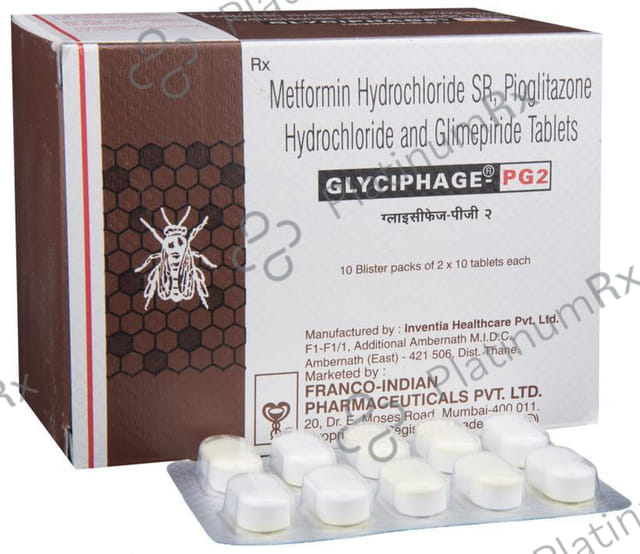 Glyciphage PG 2mg Tablet SR 10s