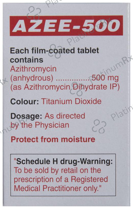 Azee 500mg Tablet 3s