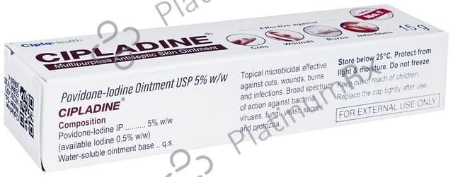 Cipladine 5% Ointment 15gm