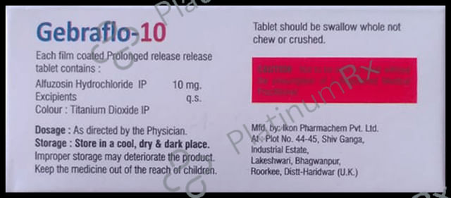 Gebraflo 10mg Tablet PR 10s