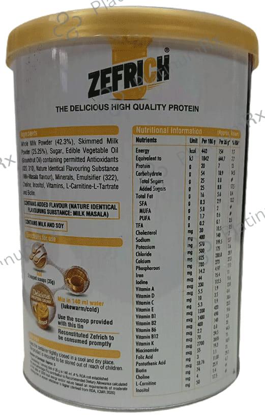 Zefrich Milk Masala Powder 200gm