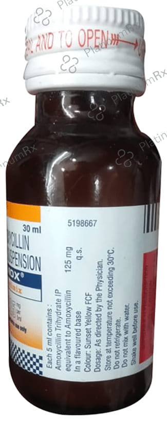 Mox Redimix 125mg Oral Suspension 30ml