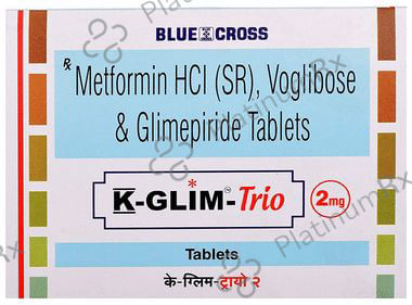 K Glim Trio 2/500/0.2mg Tablet SR 15s