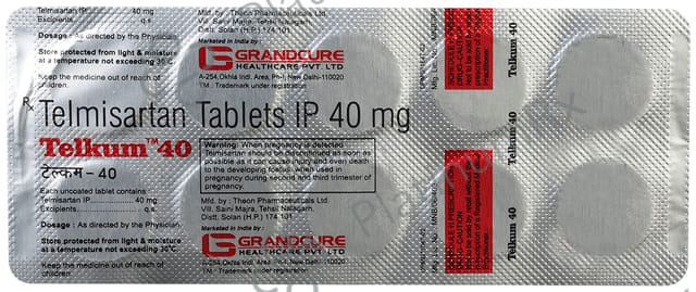 Telkum 40mg Tablet