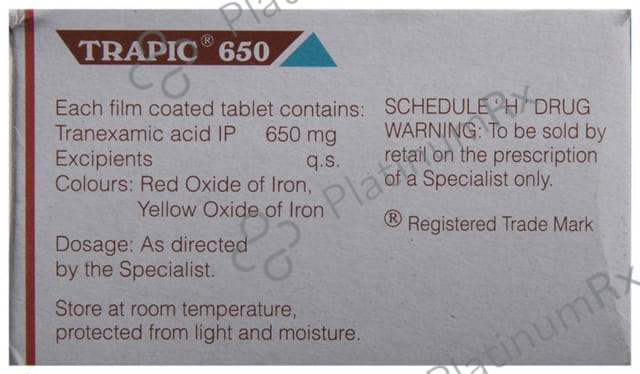 Trapic 650mg Tablet 10s