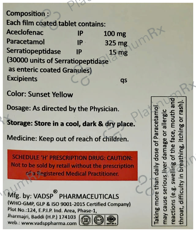 Zyeocip SP Tablet 10s