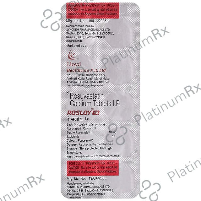 Rosloy 10 Tablet 10 Tablet