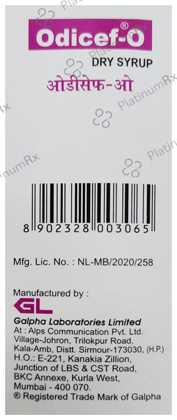 Odicef O 50mg Suspension 30ml