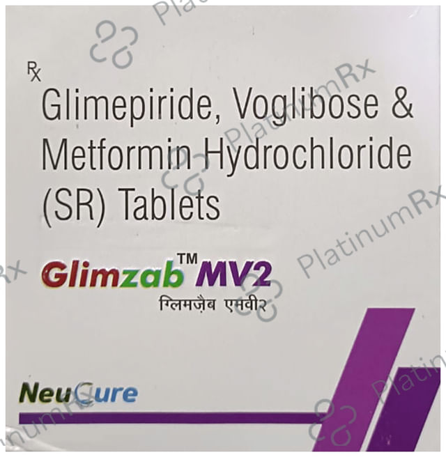 Glimzab MV 2 Tablet SR