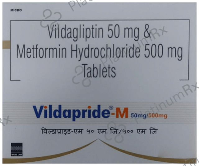Vildapride M 500/50mg Tablet 15s