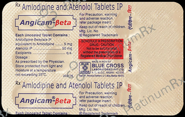 Angicam Beta 5/50mg Tablet 15s