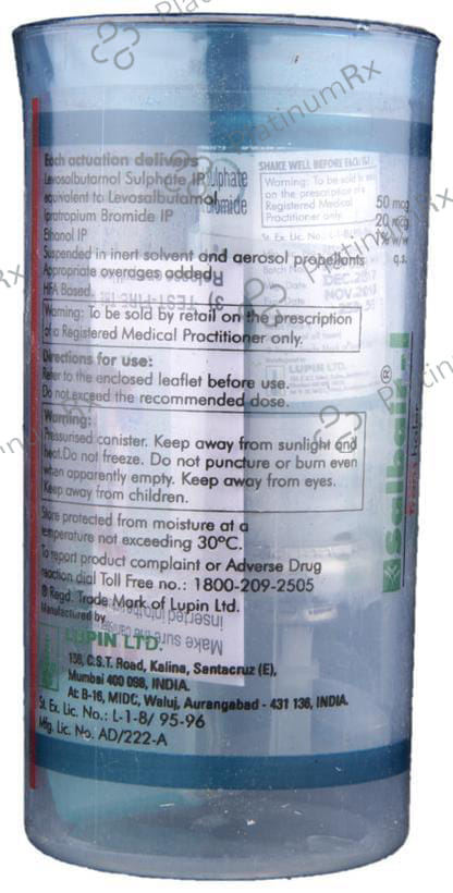 Salbair I 20/50mcg Transhaler 200MDI