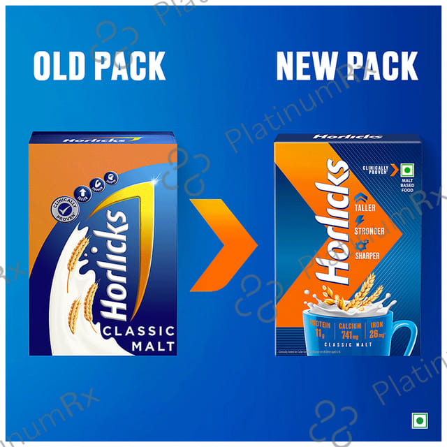 Horlicks Drink - Powder with Zinc, Vitamin C & D - Flavour Classic Malt 1 kg