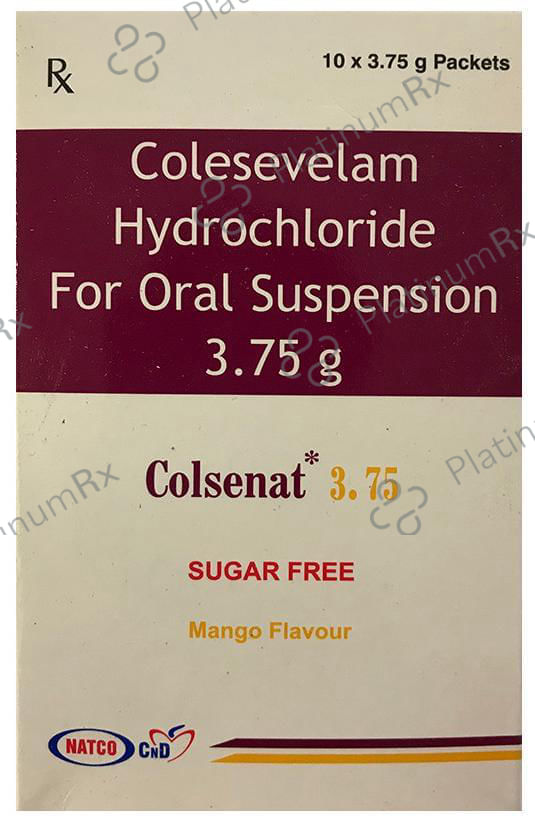Colsenat 3.75 Mango Sugar Free Oral Suspension 3.75gm