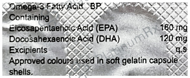 Nefromega 120/180mg Soft Gelatin Capsule 10s