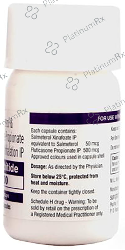Combitide 500/50mcg Capsule 30s