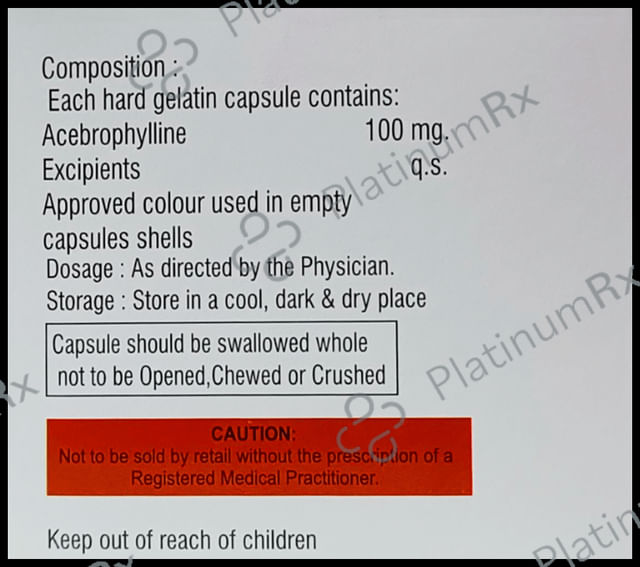 Nantibro 100mg Capsule 10s