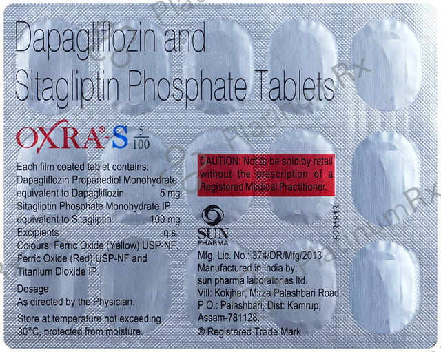 Oxra S 5/100mg Tablet 15s