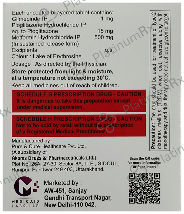 Glimecaid-MP 1 Tablet SR