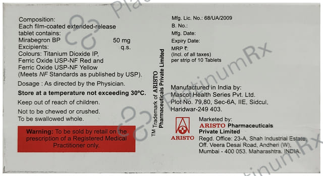 Urihold 50mg Tablet 10s