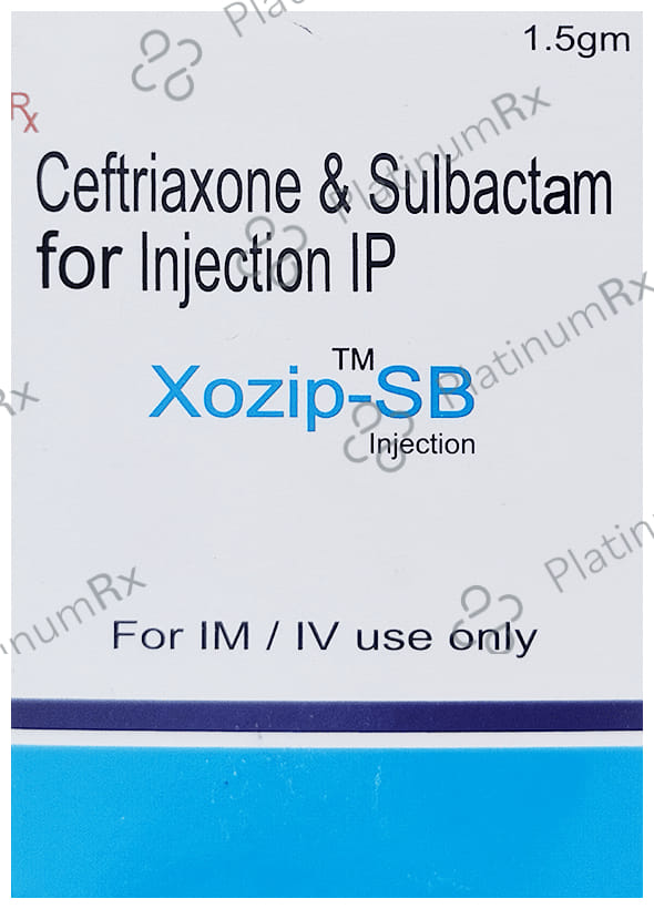 Xozip 1000/500mg SB Injection 1s