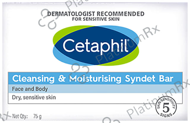 Cetaphil Cleansing & Moisturising Syndet Bar Soap 75gm