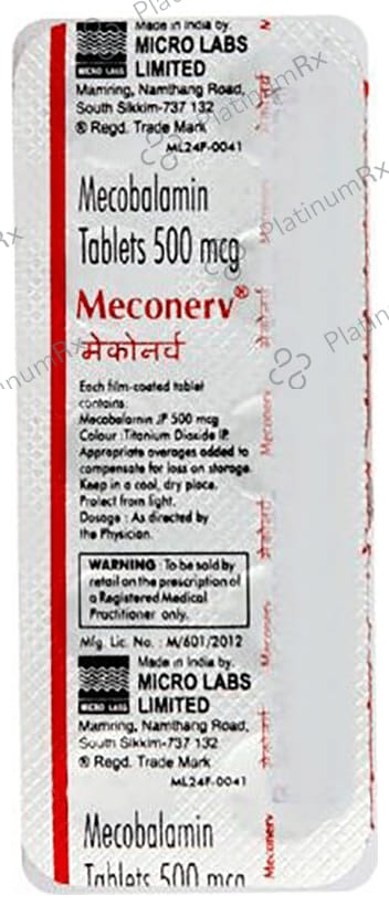 Meconerv 500mcg Tablet 10s