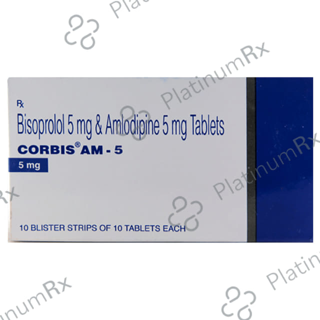 Corbis AM 5/5mg Tablet 10s