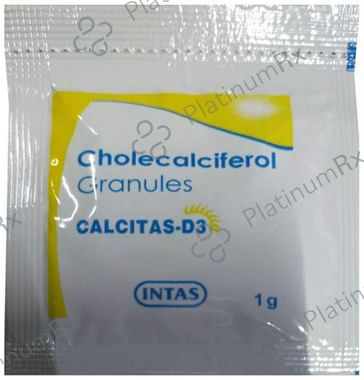 Calcitas D3 60000IU Granules 1gm