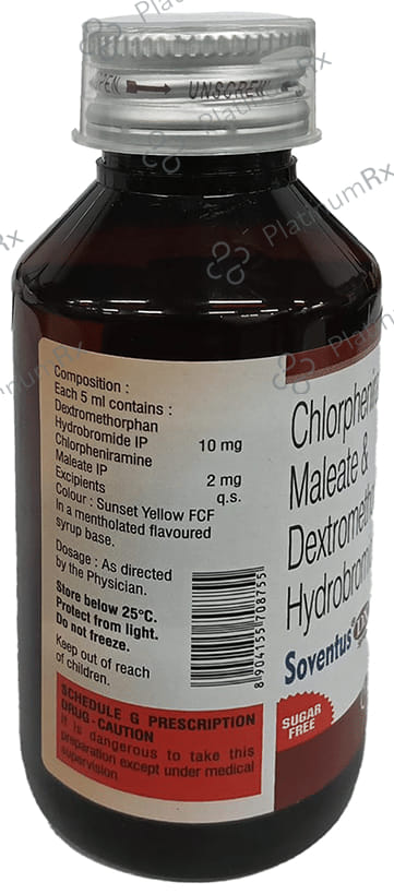 Soventus DX 2/10mg Sugar Free Syrup 100ml