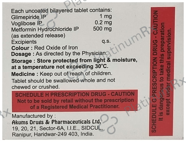 Switglim MV 1/500/0.2mg Tablet 10s