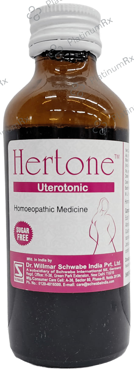 Dr Willmar Schwabe India Hertone Syrup Sugar Free