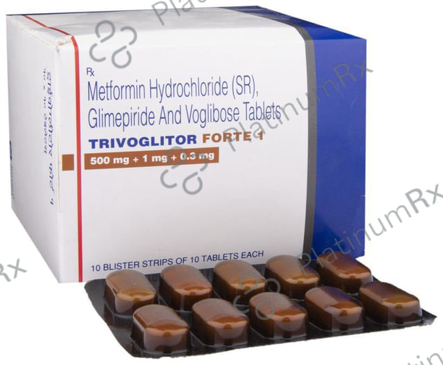 Trivoglitor Forte 1/500/0.3mg Tablet SR 10s