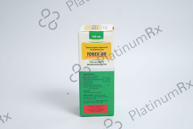 Torex BR 100/2.5/8mg Syrup 100ml