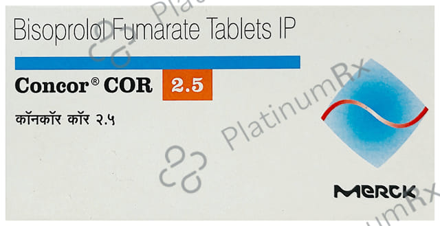 Concor COR 2.5mg Tablet 10s