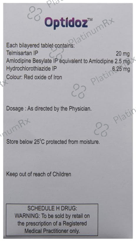 Optidoz 20/2.5/6.25mg Tablet 10s