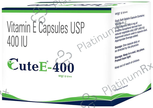 Cute E 400mg Capsule 10s
