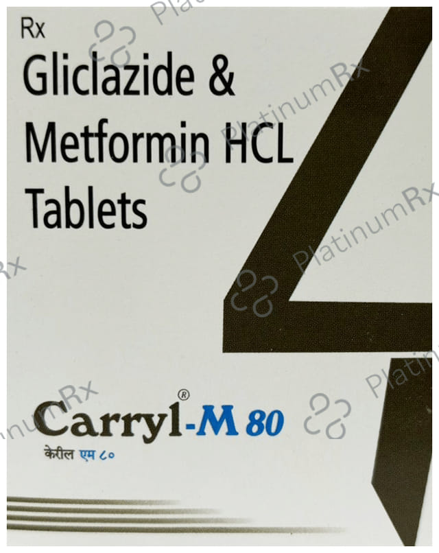Carryl M 80mg Tablet 10s