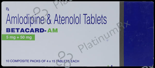Betacard AM 5/50mg Tablet 15s